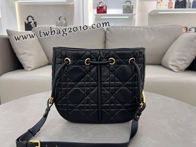 Dior专柜新款迪奥顶级原单黑色羊皮Nolita手袋手提肩背斜挎女包 djfk1037